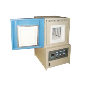 China Heat Treatment Industrial Muffle Furnace 1400C Polycrystalline Mullite Fiber Lining on sale