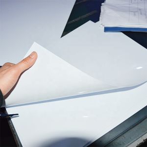 Custom Extruded PVC-U Plastic Sheet White Thermoplastic