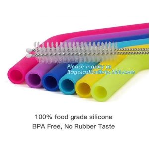 Anti-Cutting Mouth Flexible Silicone Straw Metal Straw With Silicon Tip Sleeve