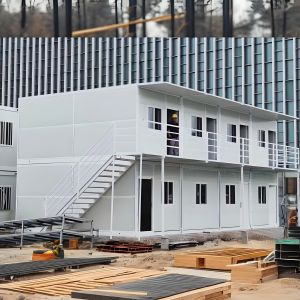 Customizable Folding Container House Strong Steel Structure And Insulated Wall