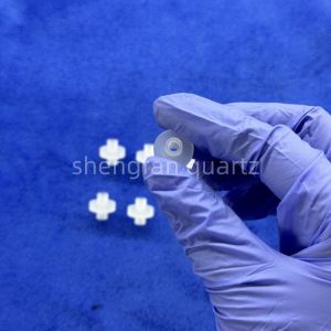 Customization 1200c High Temperature Sealing Quartz Heating Tube With Flange