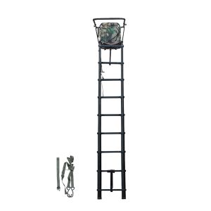 High Quality 8 Steps Aluminum Telescopic Ladder Hunting Tree Stand