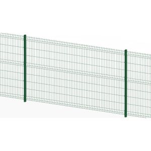 3D Curvy Welded V Mesh Security Fencing Galvanized 4mm