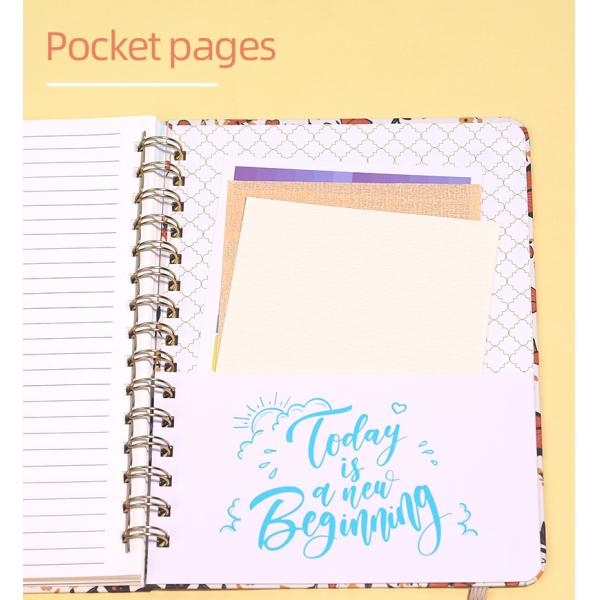 Quality 15 Page Count Spiral Binding Custom Journal Notebook for Corporate Needs for sale