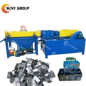 25 Ton Waste Treatment Machinery Car Battery Recycle Machine Production Line for