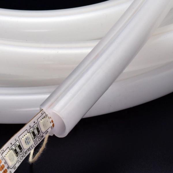 White Curved Flexible Waterproof Silicone Diffuser LED Neon Light Guide Tube