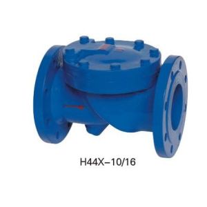 Wedge Ductile Iron Swing Check Valve DN15 ~ DN600 , Rubber Disc Check Valve