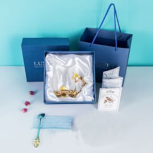 RoHs Colour Enamel Tea Set Chinese Traditional Technique Handicraft