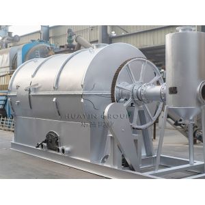 Containerizied 500kg Small Pyrolysis Plant Movable Waste Tyre To Diesel