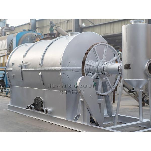 Containerizied 500kg Small Pyrolysis Plant Movable Waste Tyre To Diesel