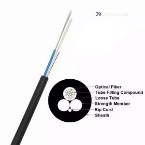 China High Strength ASU Outdoor Fiber Optic Cable with Unitube Design for Long Span Aerial Installations on sale