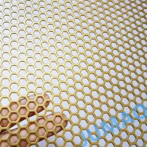 Custom Architectural Screen Decorative Metal Mesh Perforated Panel Rust Proof