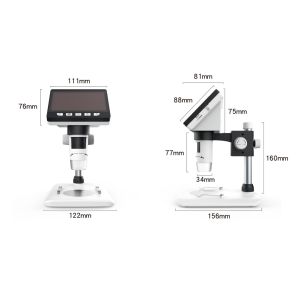 Factory Customization 1080P 4.3'' LCD Screen Digital Microscope For Circuit