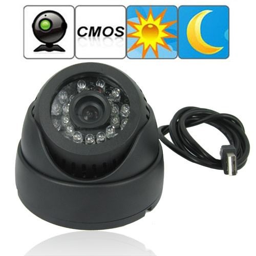 Dome 1/4" CMOS CCTV Surveillance TF Card DVR Camera Home Office Hidden Security