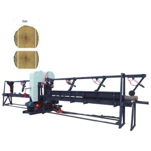 Twin Vertical Band Saw Log Edges Cutting Sawmill,Multisaw Edge Cutting Saw