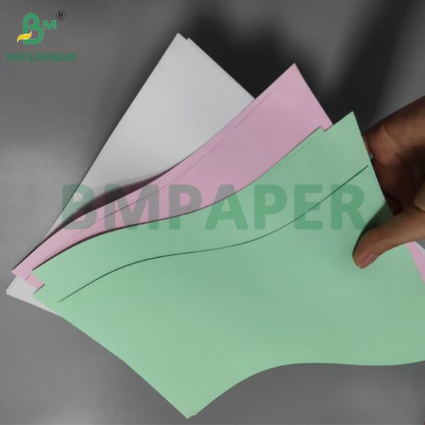 50gr 55gr CB CFB CF NCR Carbonless Copy Paper For Invoice Blue Image 65 x 92cm