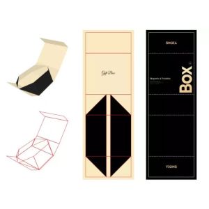 Custom Printed Hardbox Magnet Box Packaging Customised Luxury Foldable Magnetic