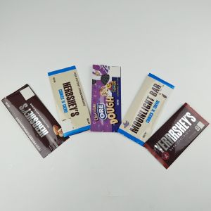 Environmental Friendly Foil Wrappers Custom Printed Stand Up Pouches Chocolate