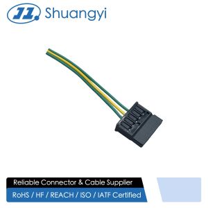 Wholesale SATA power to 4-pin PCB connector wire cable, signal and power transmission harness, female terminals, customized pitch cable for server, industrial from china suppliers