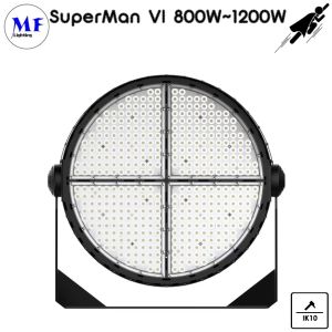 1000W IP66 Stadium LED Flood Light Dustproof Waterproof IK10 20Deg/40Deg/60Deg
