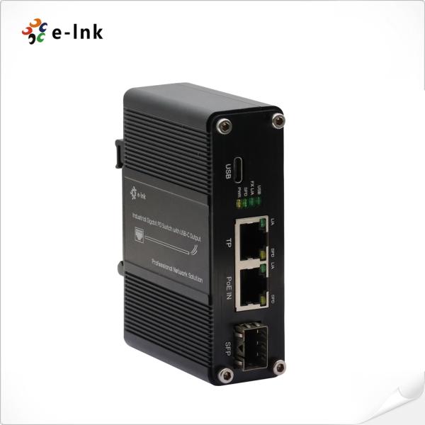 Quality Mini Industrial Gigabit Ethernet PD Switch with Type-C Output for sale