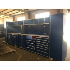 Acceptable OEM ODM Silver Rolling Storage Cabinets for Customizable Garage