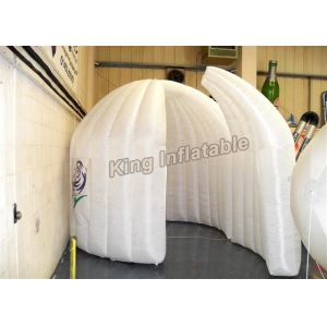 White 2M Internal Diameter Inflatable Pod-Clamshell , Inflatable Exhibition Tent