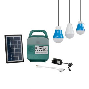 CE MSDS IEC Plastic Solar Home Lighting System With Power Bank