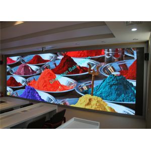 P3 P4 P5 P6 Indoor Led Fixed Screen , Led Video Wall Display High Contrast Ratio