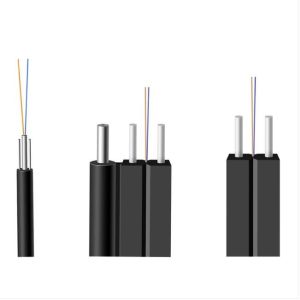 Wholesale Outdoor Fiber Single Mode G. 657A1 G. 657A2 Fibre Optic FTTH Drop Cable from china suppliers
