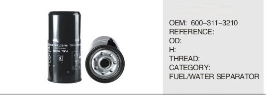 600-311-3210 komtsu oil filters