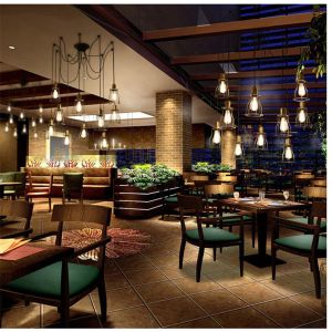 Retro Loft Industrial Chandelier Adjustable E27 Multi Head Lamps Restaurant