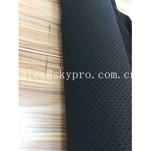 Perforated Neoprene Fabric Roll Shark Skin Embossed SBR CS CR Rubber Sheets With