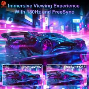 QHD IPS Panel Type 27 Inch Gaming Monitor 180Hz With RGB Lighting Adjustable