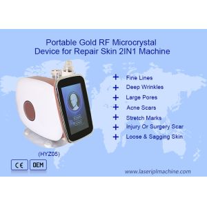 Portable 2 In 1 Fractional Rf Microneedling Machine With Cold Hammer