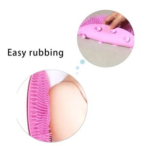 Non Slip Multiscene Silicone Shower Mat Foot Scrubber Odorless