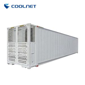White Modular Data Center Container With Cooling And Power Supply