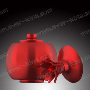 700ML Crystal White Flint Glass Vodka Bottle ISO9001