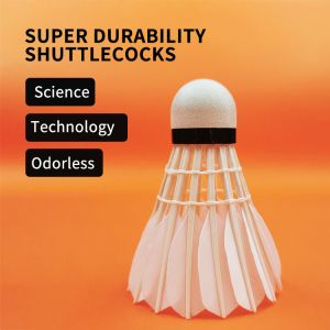 High Level Practicing Tournament Training Goose Feather Shuttlecock Badminton