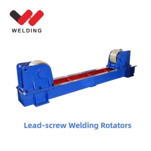 Lead-screw Adjustable Blue CHGK Welding Rotator Pu Rubber Pipe Rotator For