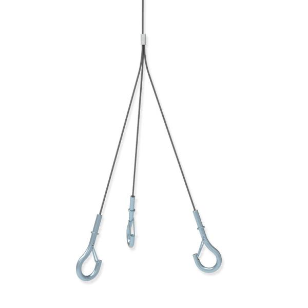 Speaker Suspension Harness Kit For Central Ceiling Speaker With 2.0/3.2xxX6MM Carabiner