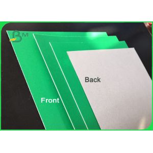 Wholesale 1.2mm Hard Stiffness Laminated Green / Grey Chipboard Straw Board For Packing Boxes from china suppliers