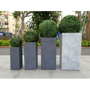 Wholesale 7-8 Years Indoor Life Time Fiber Clay Planter For Tall Rectangle Spaces from china suppliers