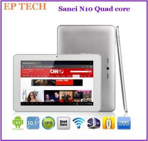 China Sanei N10 tablet pc quad core 10.1 IPS 1GB DDR3 16GB dual camera Wifi Bluetooth on sale