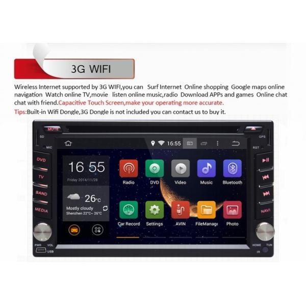 Ouchuangbo Pure Android 4.4 GPS Navigation for Universal Car DVD Multimedia Kit 3G Wifi Bluetooth OCB-2812C