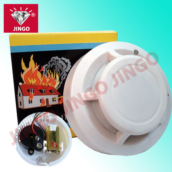 Quality Fire alarm battery wireless portable smoke detector sensor with sound alarm for sale