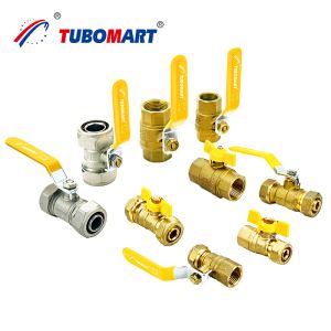 Wholesale 1/2&quot; DN 20 16mm PE-AL-PE PEX-AL-PEX GAS Pipe Brass Ball Valve from china suppliers