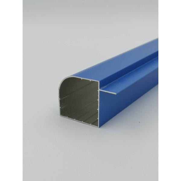 Glossy Silver rectangular Anodized Aluminium Kitchen Profile 1.2mm Thickness