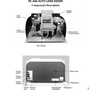 3D Patternless Auto Lens Edger With 8" Color Touch Screen