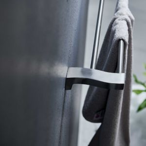 526mm Double Towel Bar Brushed Nickel Sus304 Bath Towel Holder Rustproof Wall